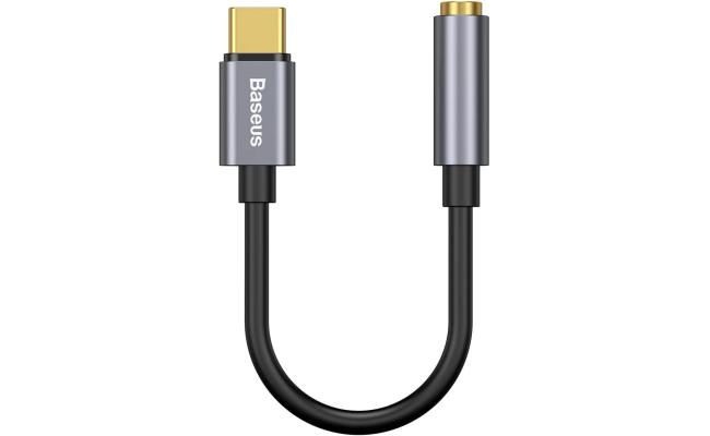 Baseus Headphone Adapter Type-C to 3.5MM Female Adaptor L54 - Grey